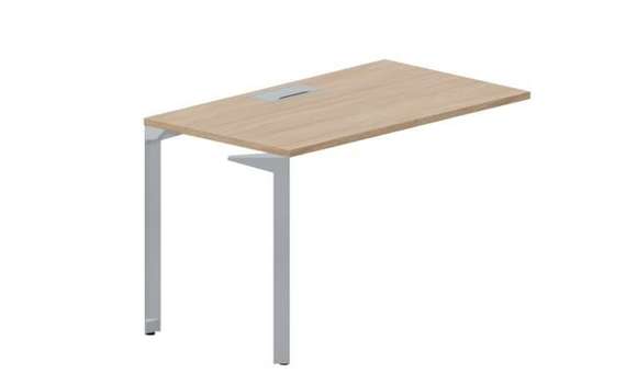 Стол 118х68х75см (металлический аутлет) - приставной элемент