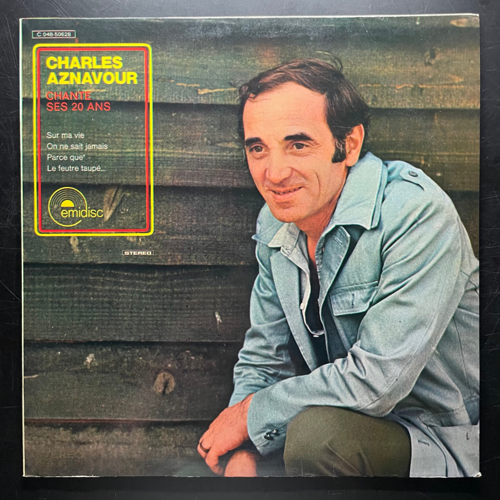 Charles Aznavour ‎– Charles Aznavour chante Ses 20 Ans (Италия 1970г.)