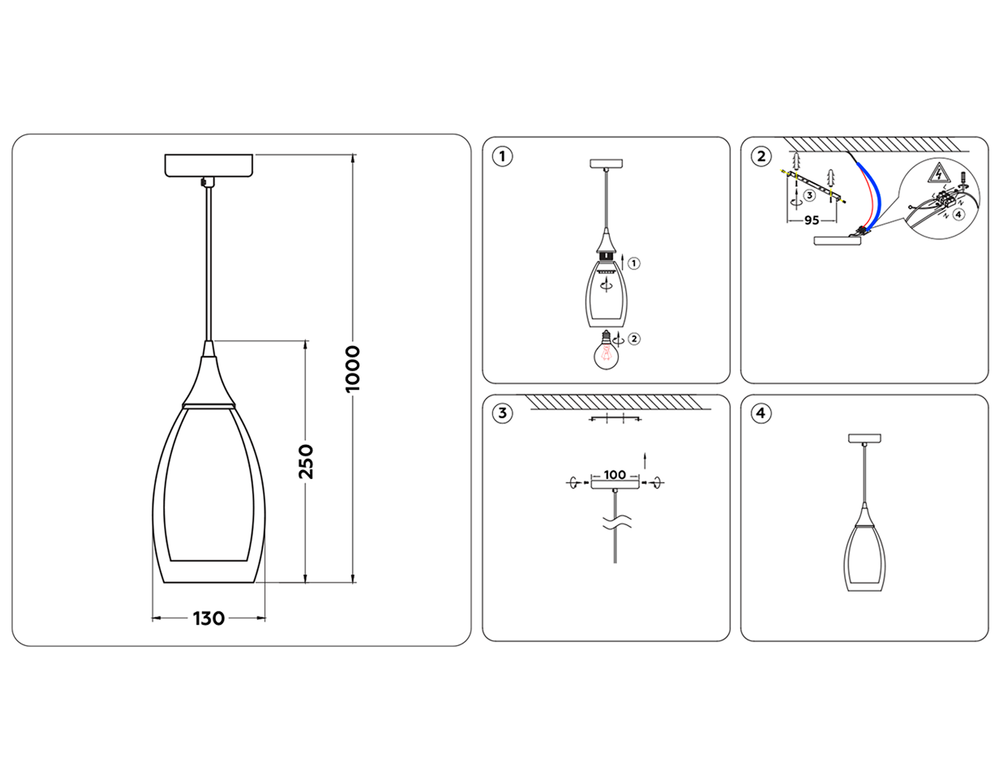 Ambrella Подвесной светильник Traditional TR3542