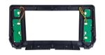 Комплект рамки с разъёмами 9"+can Toyota Prado 150 2017-2022 с кнопками - Car-Smart 7109F2