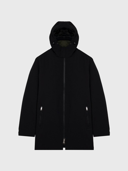 Утепленная куртка Armani Exchange Black / Dark Green