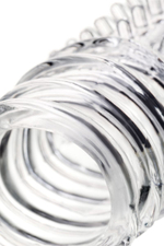 Прозрачная насадка на пенис TOYFA A-Toys с расширенной головкой - 15,3 см. (Цвет: прозрачный)