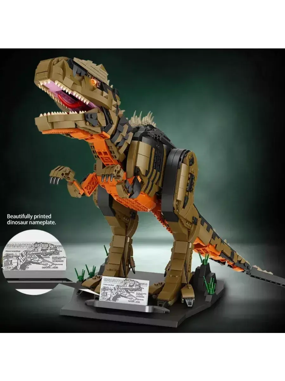 Конструктор крупный динозавр Гиганотозавр 1872 детали