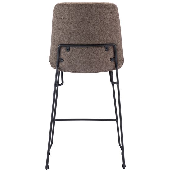 Стул барный niels, рогожка, темно-коричневый
