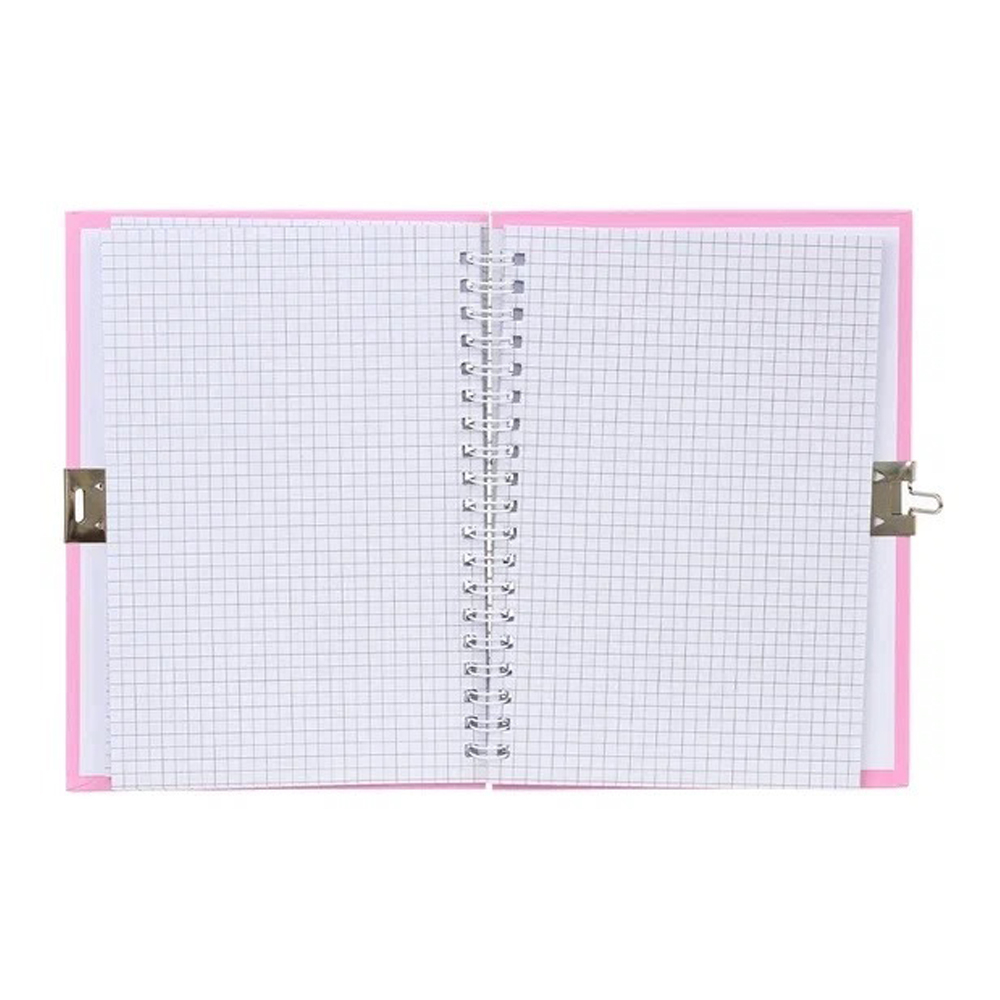 Блокнот детский Basir на замке, формат А6, серия "Зайчики", переплет 7БЦ, 18*13 см, 48 листов, ассорти