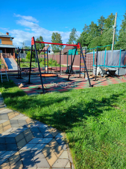 Монтаж уличных качелей Sv Sport