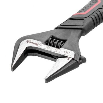 Ключ разводной, тонкие губки, фосфатированный, 2-х комп рукоятка, 250 мм, CrV, PRO Matrix 15578