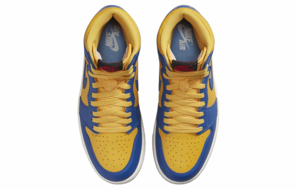 Кроссовки Jordan Air Jordan 1 High Og "Game Royal And Varsity Maize" (Женская размерная сетка)