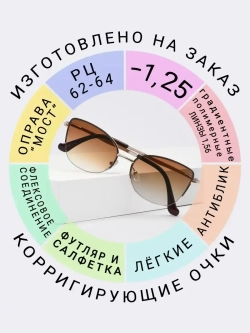 Очки для зрения -1.25 РЦ62-64