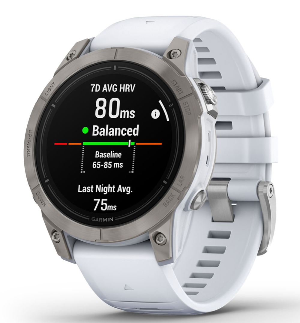 Часы Garmin Epix Pro Gen 2 Sapphire 47 мм Stone White Titanium DLC (010-02803-21)