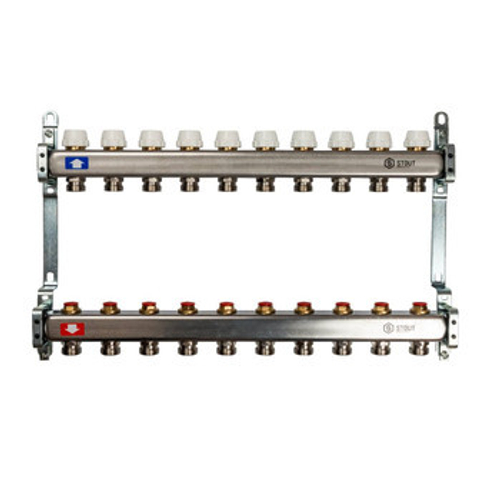 Коллекторная группа Stout на 10 выходов без расходомеров SMS 0922 000010