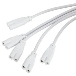 Разветвитель сетевой для линейных светильников ЭРА 5х IEC C7 2pin 2m для подключения 5 светильников