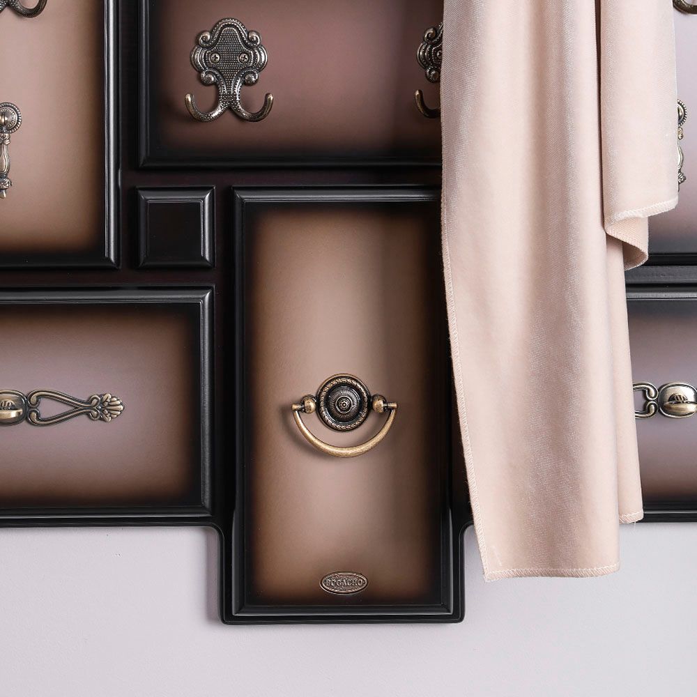 Вешалка настенная Пандора 9 Орех Оберджин Шоколад