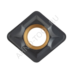 Пластина твердосплавная ISO CCMT060208-KMA ACK10E AHNO по чугуну, чистовая