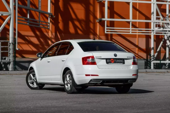 Имитация насадок глушителя для Skoda Octavia A7 III