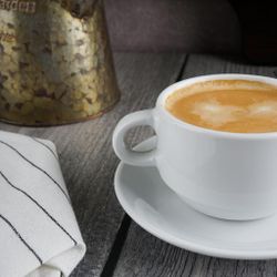 Чайная пара 240 мл d 9,2 см h6,3 см белая фарфор   Stackable P.L. Proff Cuisine [6]