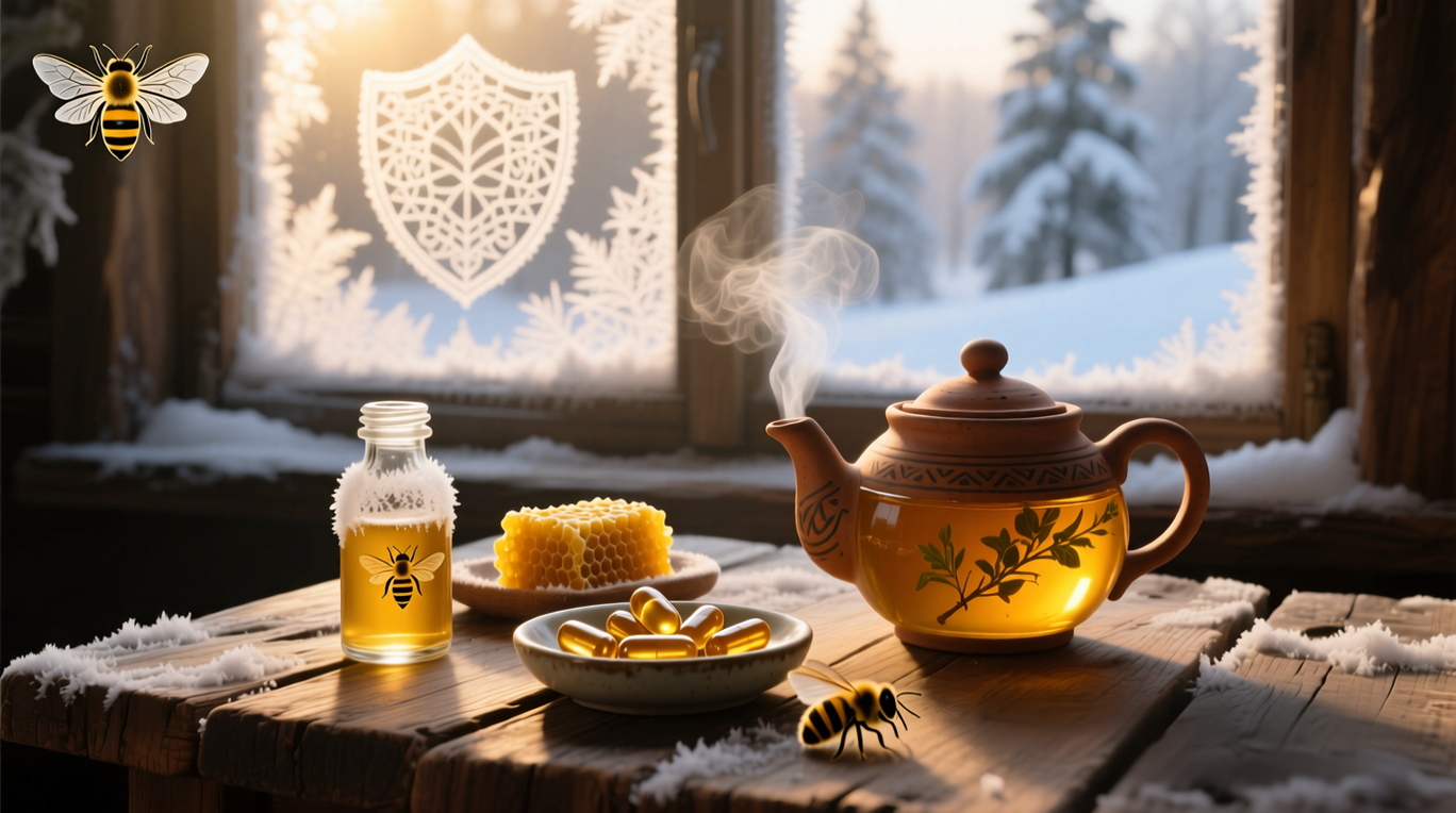 Королевская поддержка: как продукты пчеловодства помогут сохранить здоровье в зимний период