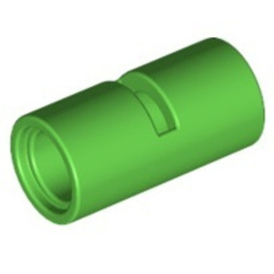 Lego Соединитель 2L контактный круглый с прорезью светло-зеленый 62462 / 6097400 / 6173135