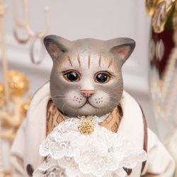 Кукла коллекционная Кот Клаус