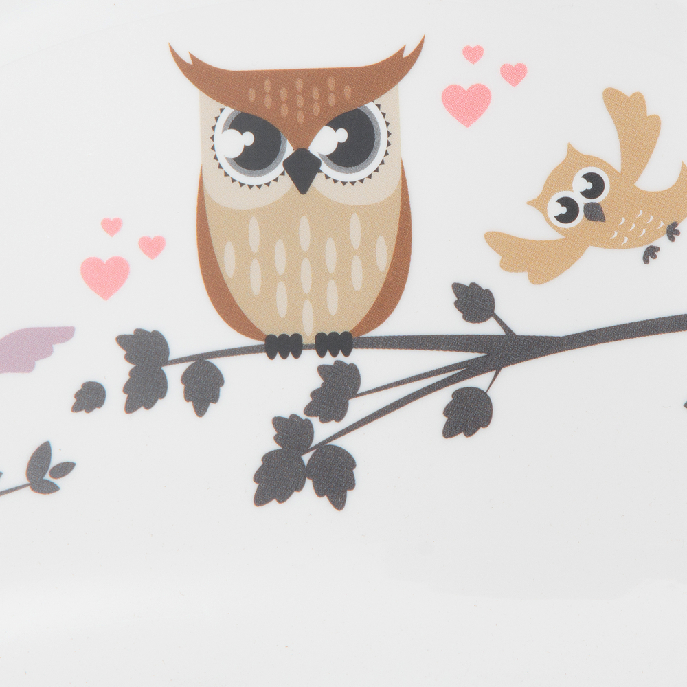 Накладка на унитаз  "СОВА" нескользящая (white - белый)