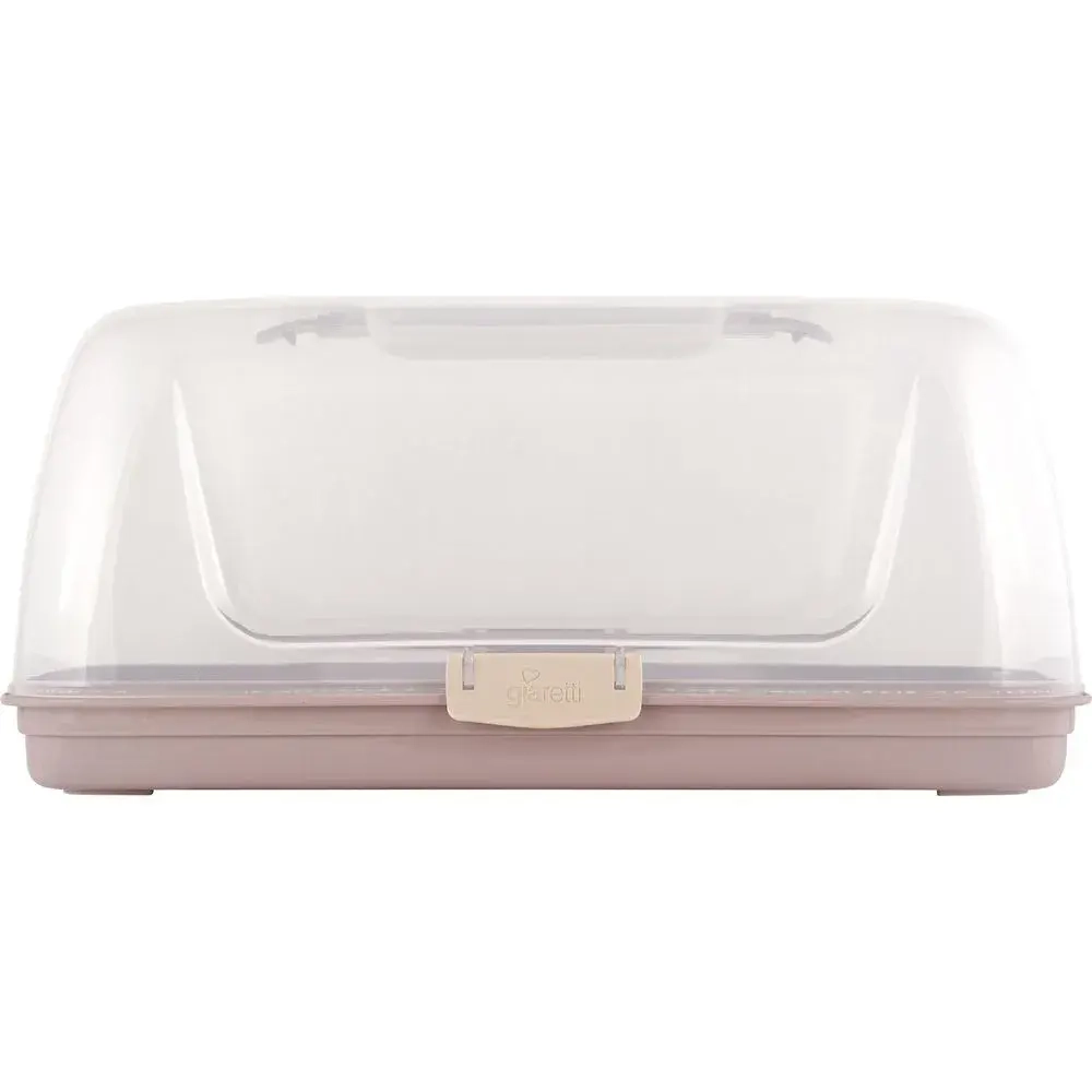 Хлебница Sugar&Spice Barberry с защелками и ручкой 35x20x16см латте