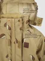 ПРЕДЗАКАЗ Комбинезон демисезонный Mjölk Hedgehogs, утеплитель 150гр/м2