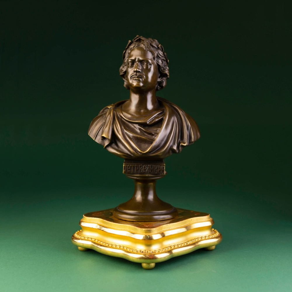 Литая скульптура из бронзы «Петр Первый»