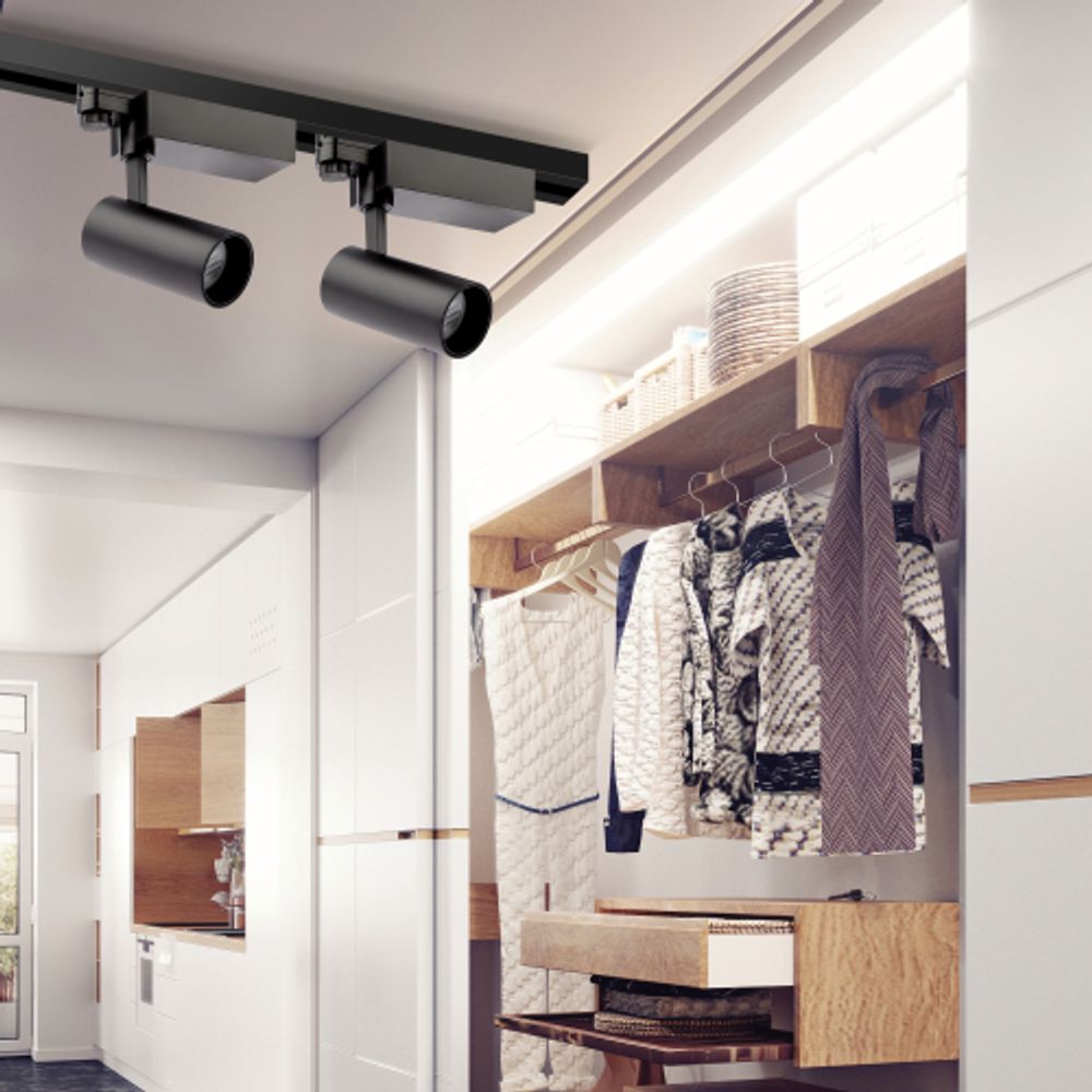 Трековый светильник трехфазный ЭРА SТR-30-36-30K-B20 светодиодный 20Вт 3000K черный