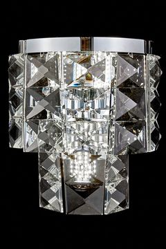 Бра 3*Е14 LE3003/1W CH хром Cristal Leon