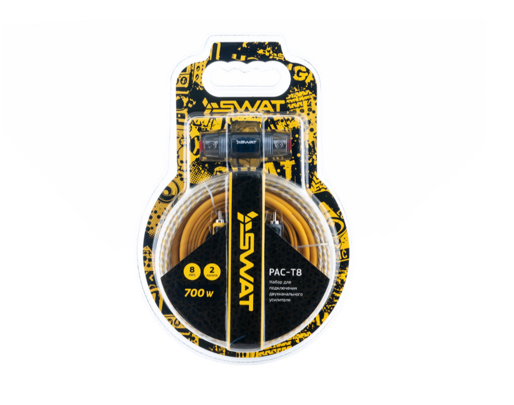 Набор для подключения 2к услителя SWAT PAC-T8 (700W)