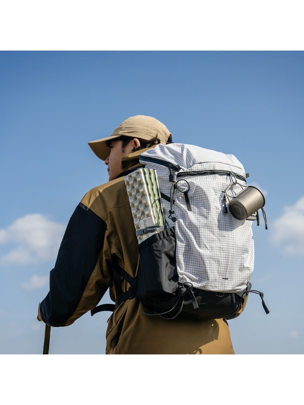 Коврик-сидушка туристический Naturehike 42х32х1,8 см. IXPE, зеленый