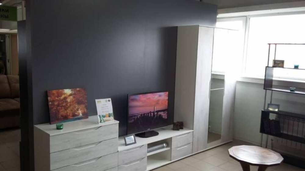 Комод 4 Сорренто Белый/Рамбла