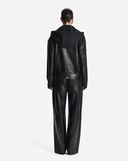 Куртка Biker из кожи наппа