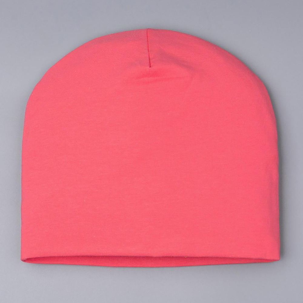 Шапка для девочек коралловый, р-р 47-50 см 7769928