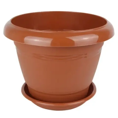 Горшок Фестона, D22, 3,3 л, терракот с поддоном