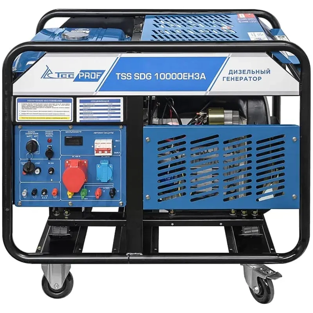 ТСС SDG 10000EH3A дизель генератор с блоком АВР ТСС С 10000/400 100138/190007