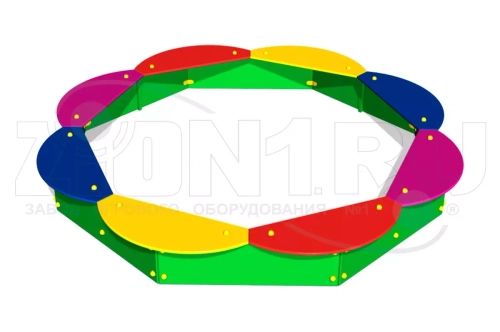 Детская песочница «Восьмиугольная»