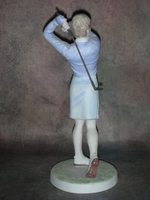 Статуэтка. Фарфор. Леди гольфистка. Wedgwood. Англия
