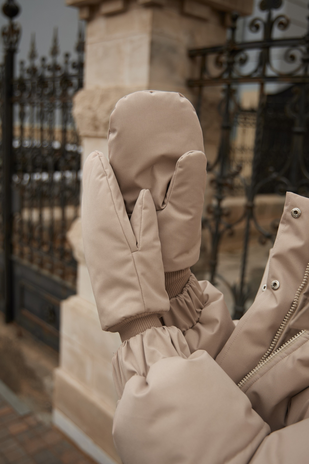 Пуховик COLD SEASON, бежевый