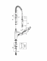 Смеситель для кухни Grohe Eurocube 31395000 хром