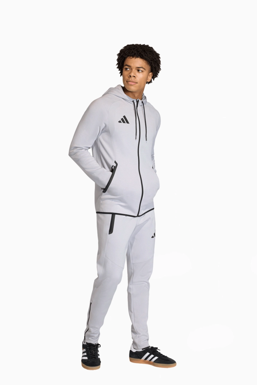 Кофта adidas Tiro Travel Sweat - серый