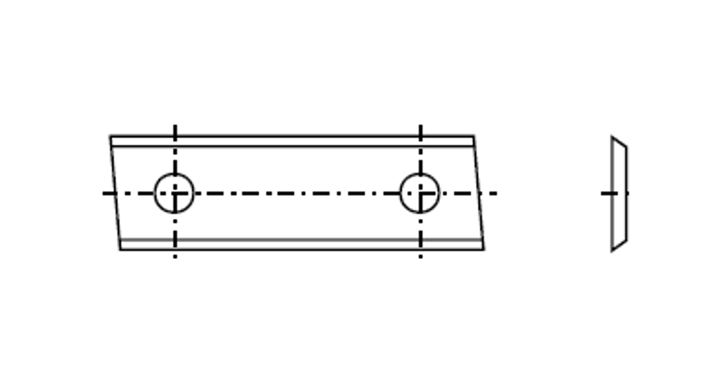 HM нож сменный TIGRA 40x12x1,5x26 T04F-CR RH
