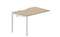 стол Strike 1180х780х750мм (с эргономичным вырезом) - приставной элемент