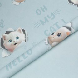 Обои виниловые HC72285-16 PALITRA HOME 3D Cats, сюжетный рисунок размер 1.06 х 10.05 м