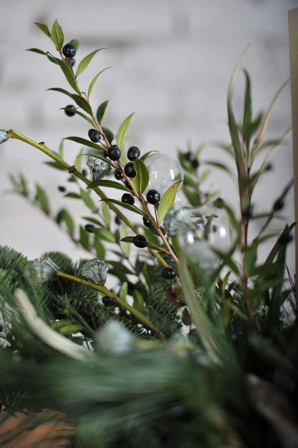 Новогодняя композиция Зимние узоры