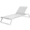 Шезлонг алюминиевый Tropic, белый