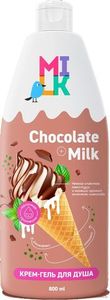 КРЕМ-ГЕЛЬ ДЛЯ ДУША MILK МОЛОКО И ШОКОЛАД 800МЛ