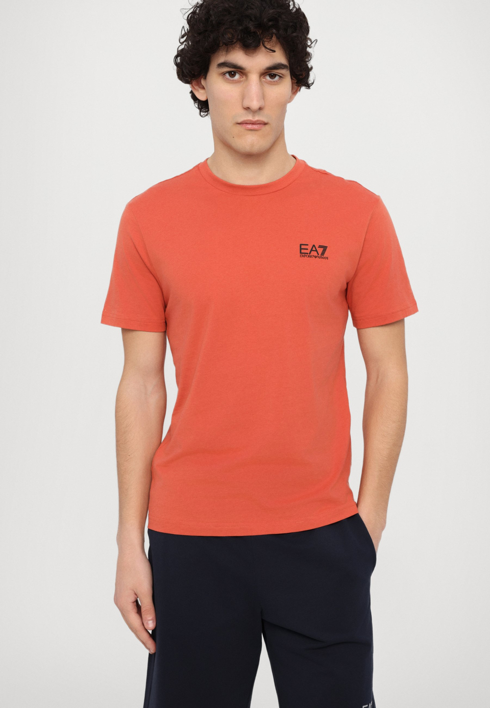 EA7 Emporio Armani UNISEX - Базовая футболка - Оранжевый
