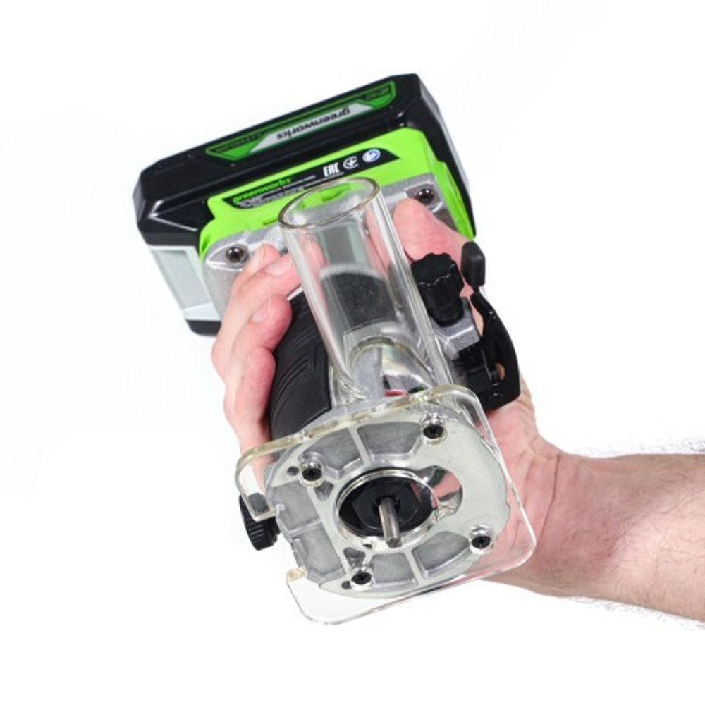 Фрезер аккумуляторный GREENWORKS G24RO, бесщеточный без АКБ и ЗУ 3502507