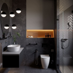 Встраиваемый смеситель для раковины с каскадным изливом URBAN CHIC 212001